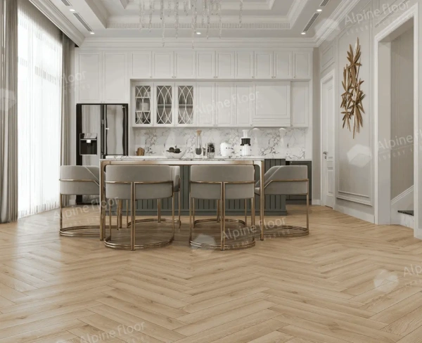Ламинат Alpine Floor Елка 8 (Herringbone 8) Дуб Артуа LF102-12